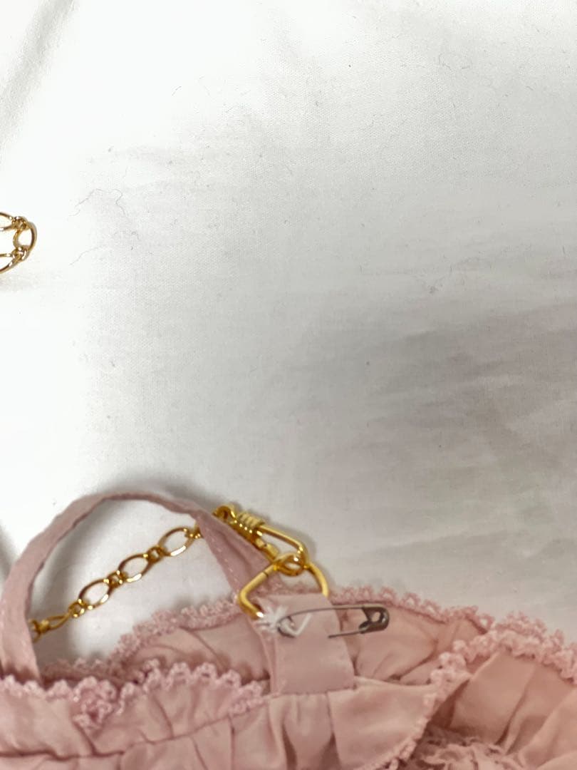 匿名配送/新品未使用 ピンクハウス ピコフリル ハートポシェット ピンク