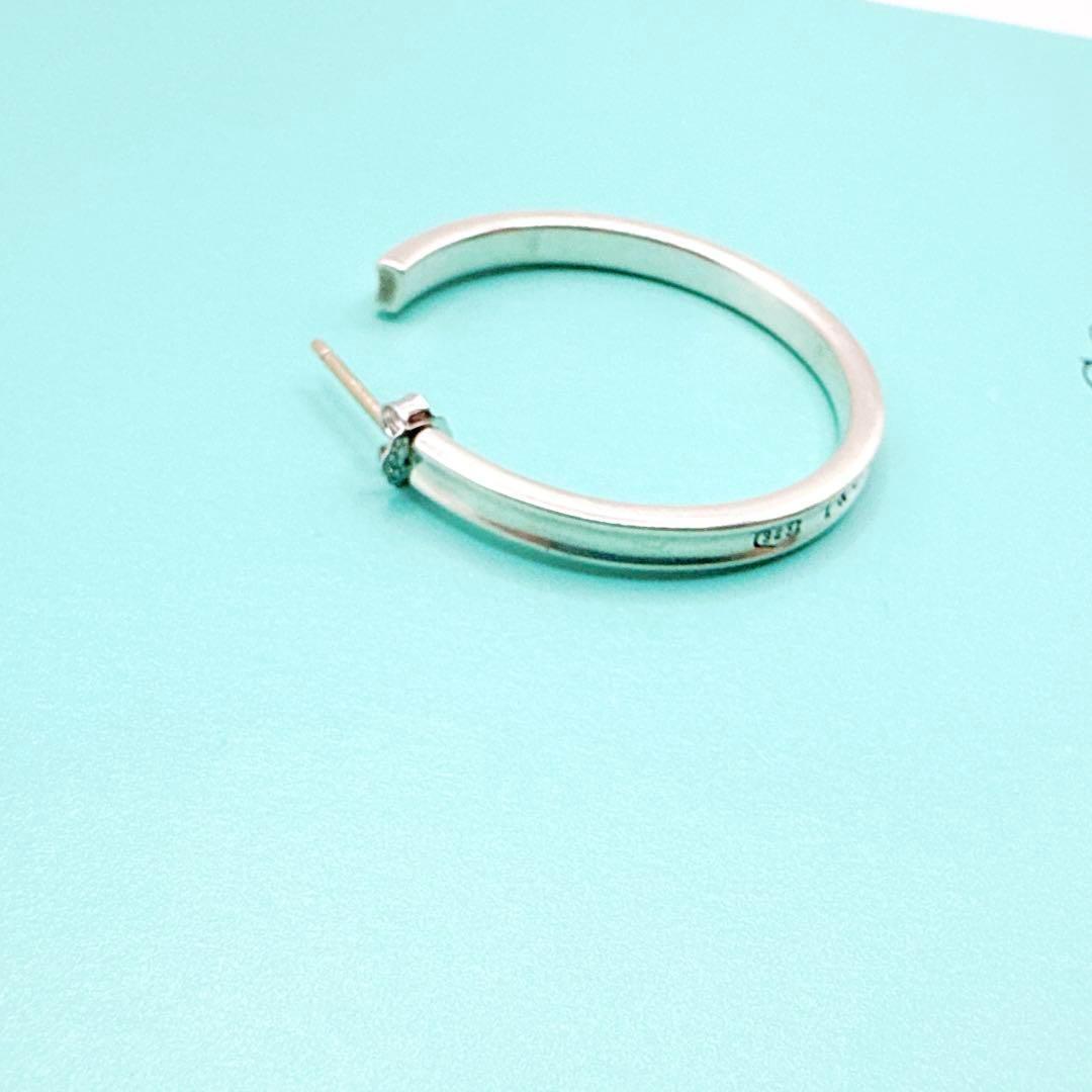 2598-2 美品✨Tiffany ナローフープピアス　片耳