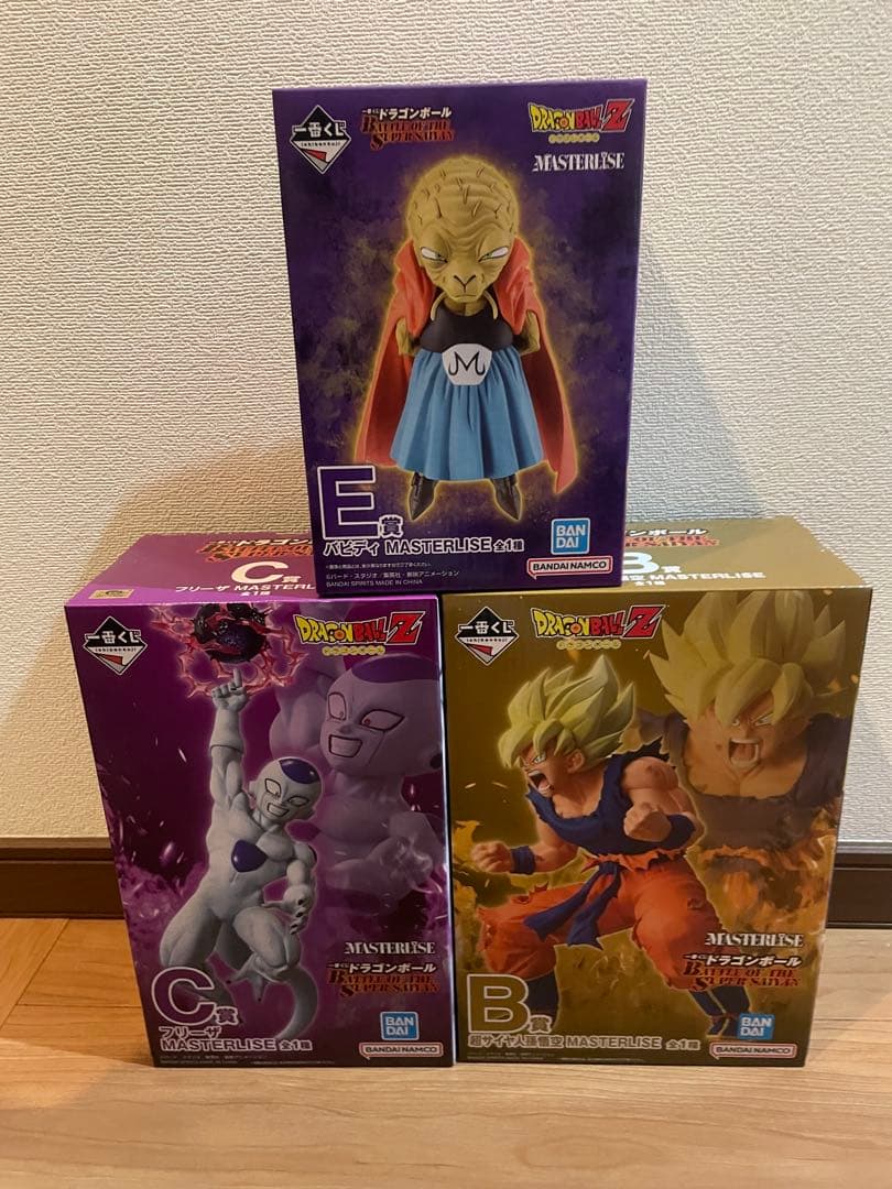 一番くじ　ドラゴンボール　フィギュア　B賞 孫悟空　C賞 フリーザ　E賞バビディ
