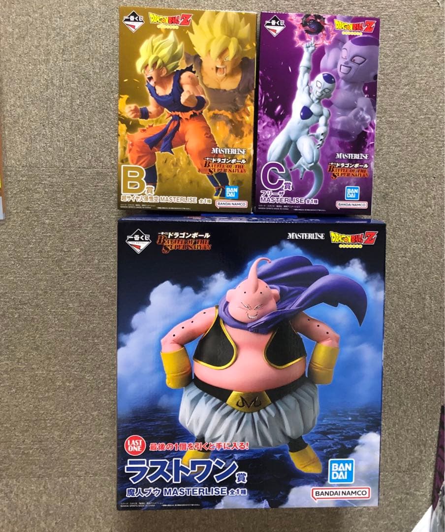 一番くじ ドラゴンボール Ｂ サイヤ人孫悟空 Ｃ フリーザ ラストワン 魔人ブウ