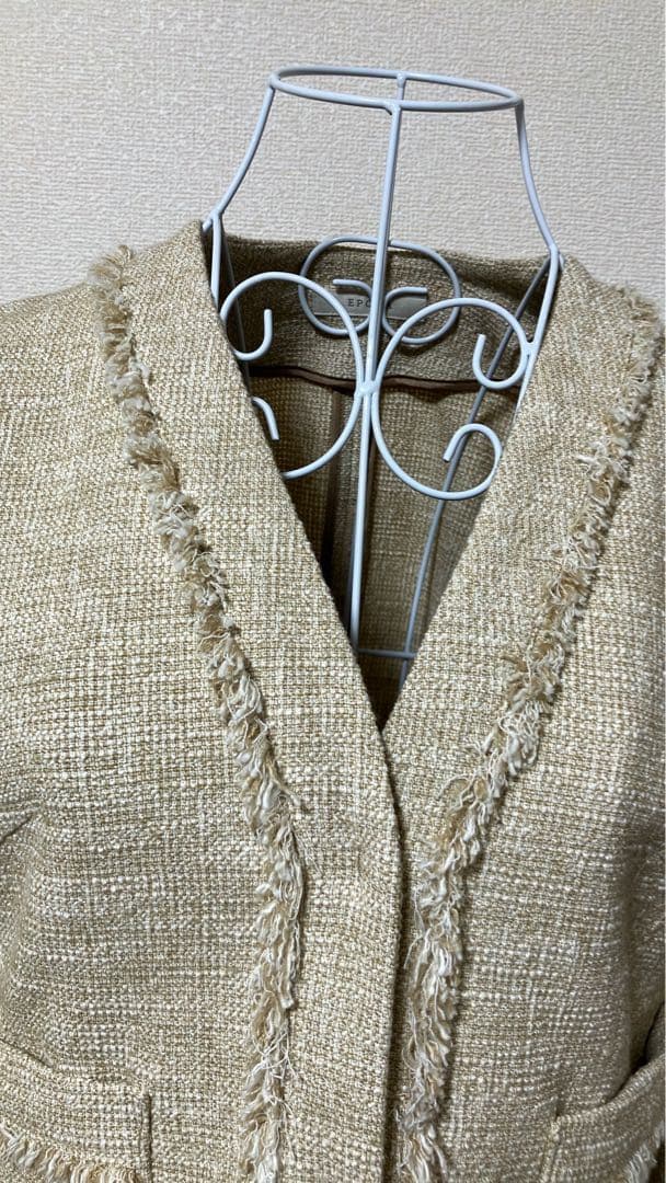 EPOCA エポカ　コットンミックスツイード スーツ　セットアップ　サイズ38