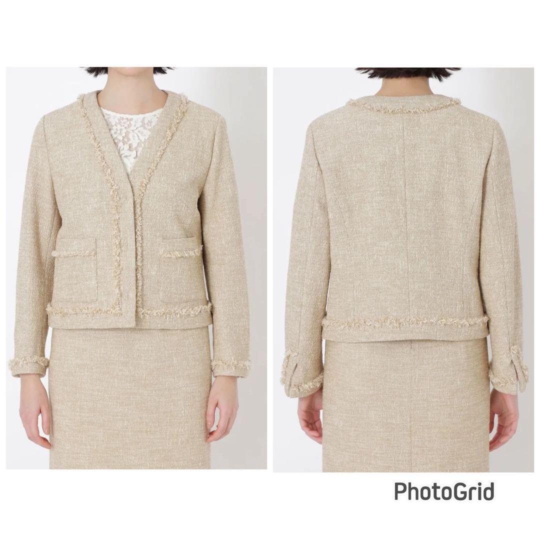 EPOCA エポカ　コットンミックスツイード スーツ　セットアップ　サイズ38