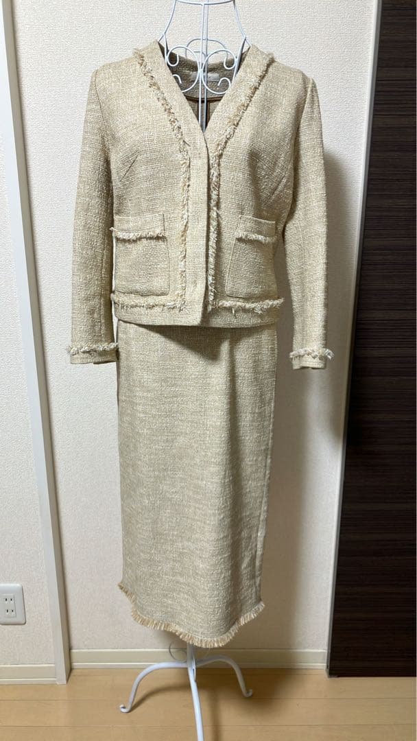 EPOCA エポカ　コットンミックスツイード スーツ　セットアップ　サイズ38