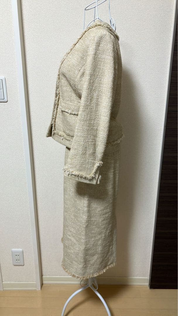 EPOCA エポカ　コットンミックスツイード スーツ　セットアップ　サイズ38