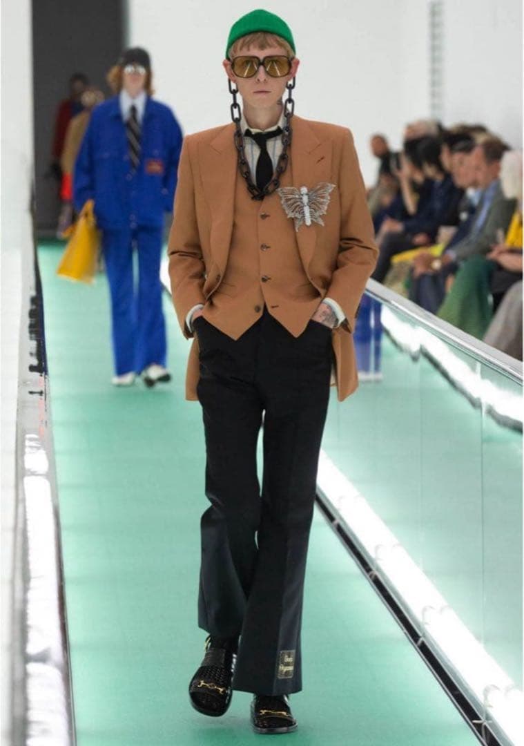 し*き様 GUCCI 20SS ミケーレ フレアパンツ 42