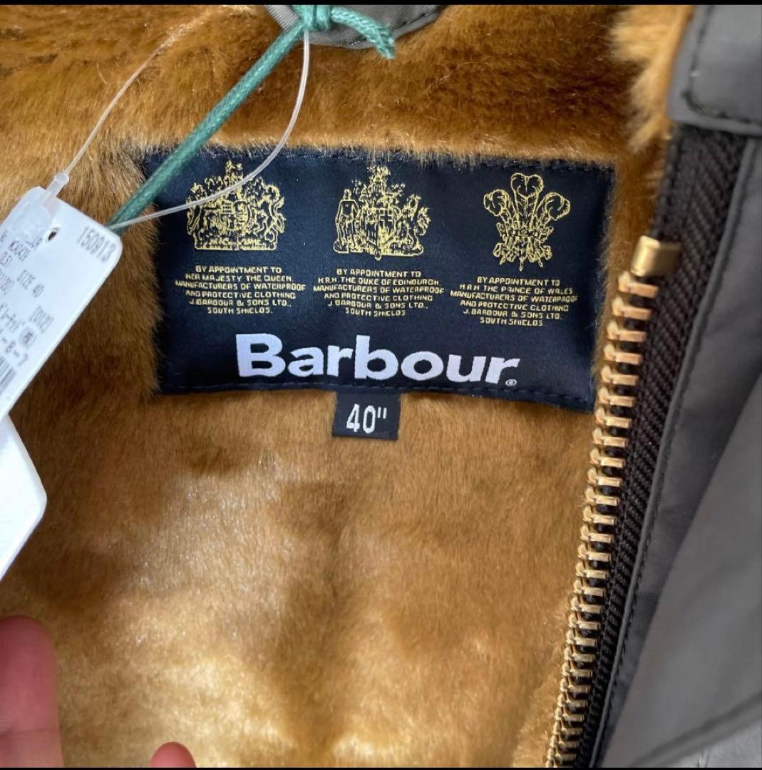 【新品、未使用】Barbour ボア張り フード付きジャケット 40\