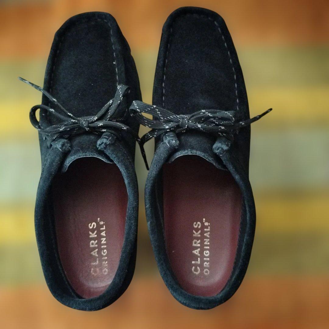 クラークス　ワラビーGORE-TEX Black Sd　５1/2