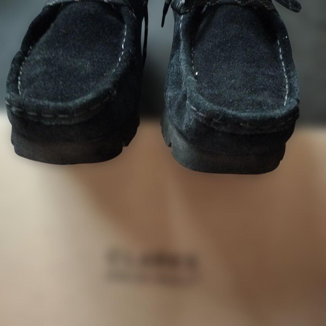 クラークス　ワラビーGORE-TEX Black Sd　５1/2