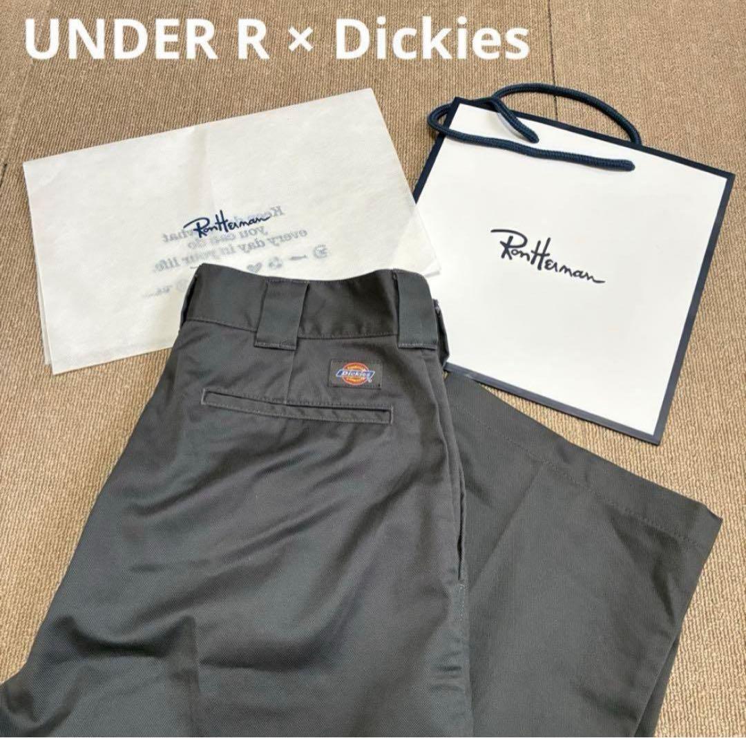 アンダーR 別注 ディッキーズ ワークパンツ 32 ワイド グレー ロンハーマン