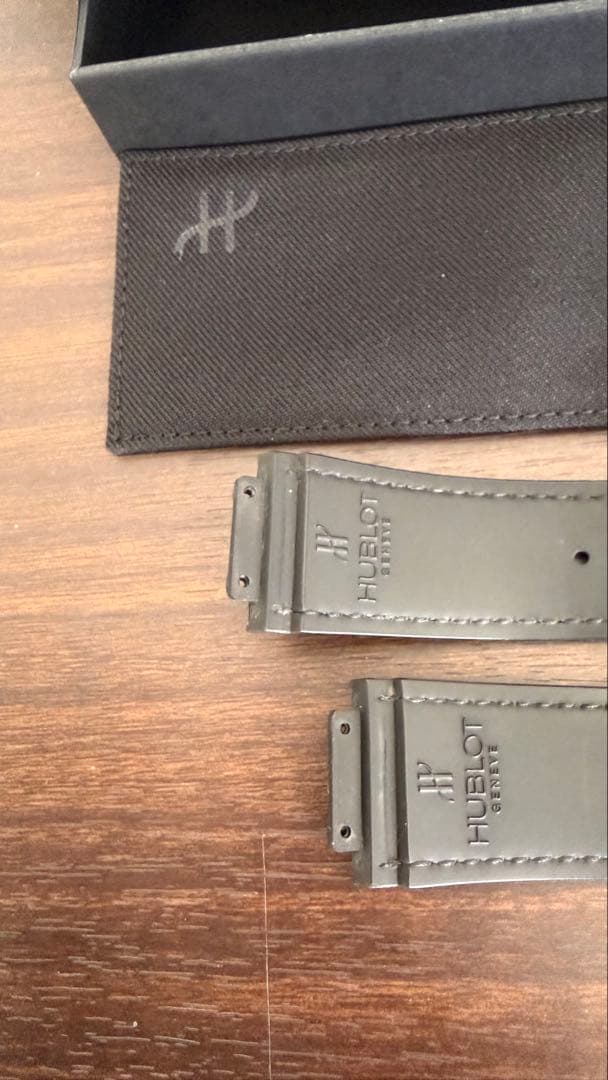 ⭐️正規品HUBLOT ビッグ・バン 44mm純正アリゲーター×ラバーベル黒中古♪