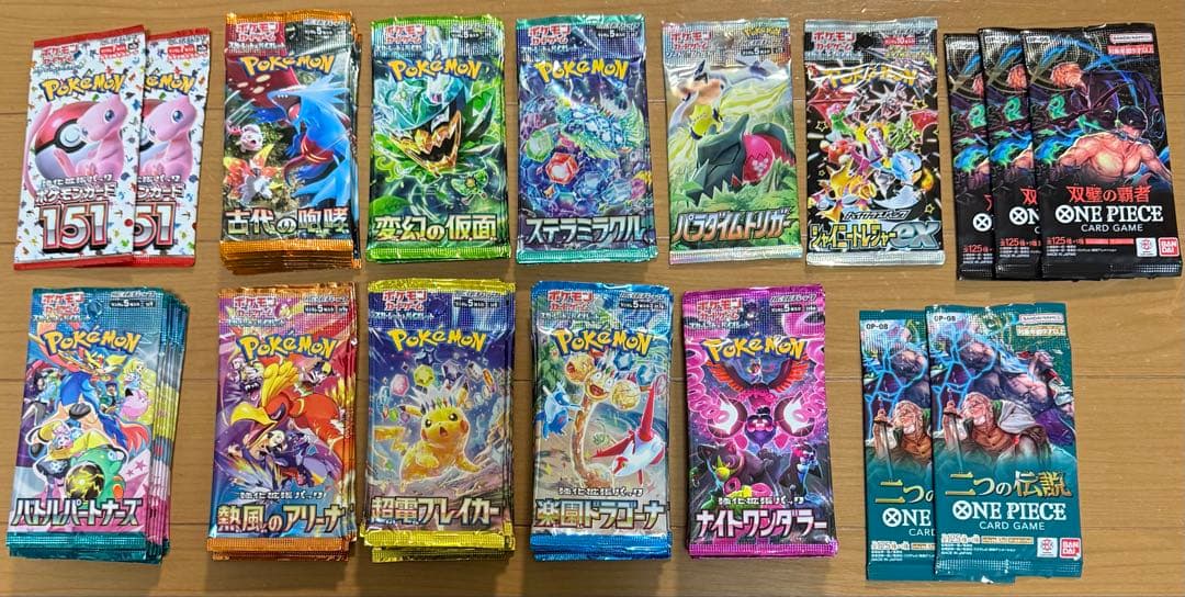 ポケモンカード ONE PIECEカード　　69パック