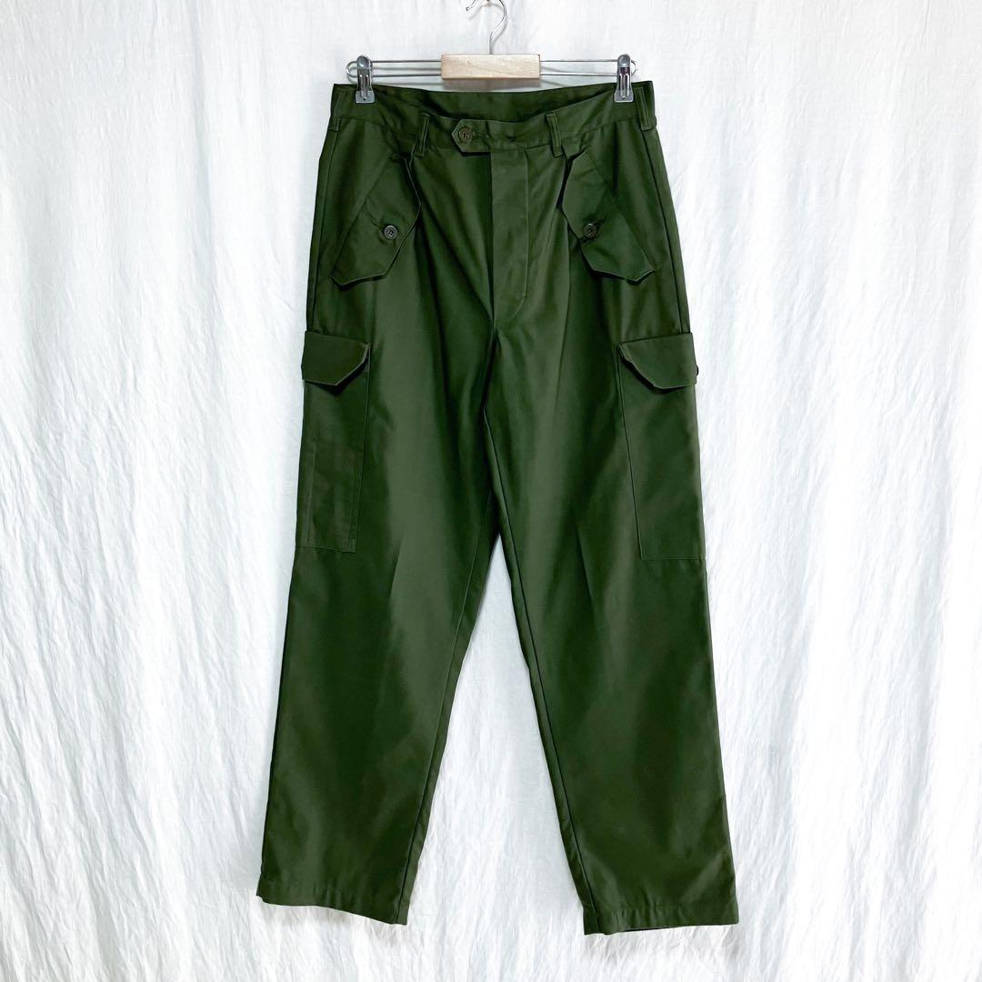 良品 スウェーデン軍 M59 ミリタリー カーゴパンツ C48 W34 ユーロ