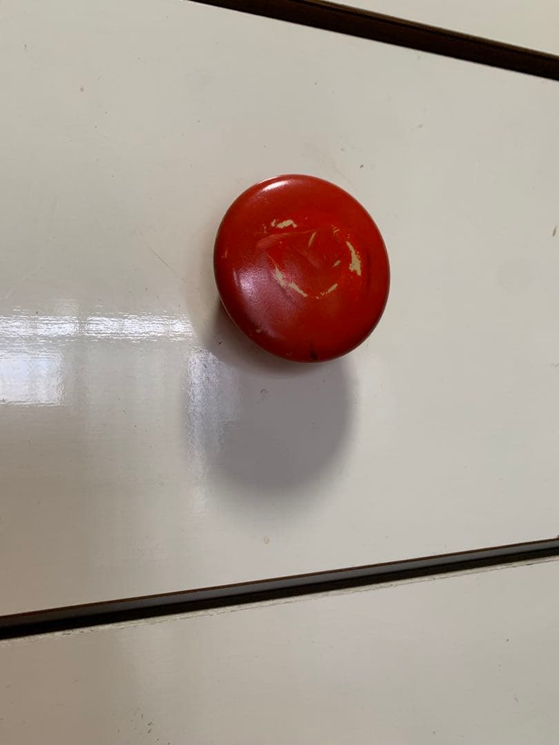 【M043】　昭和レトロ　ポップ　チェスト タンス　赤