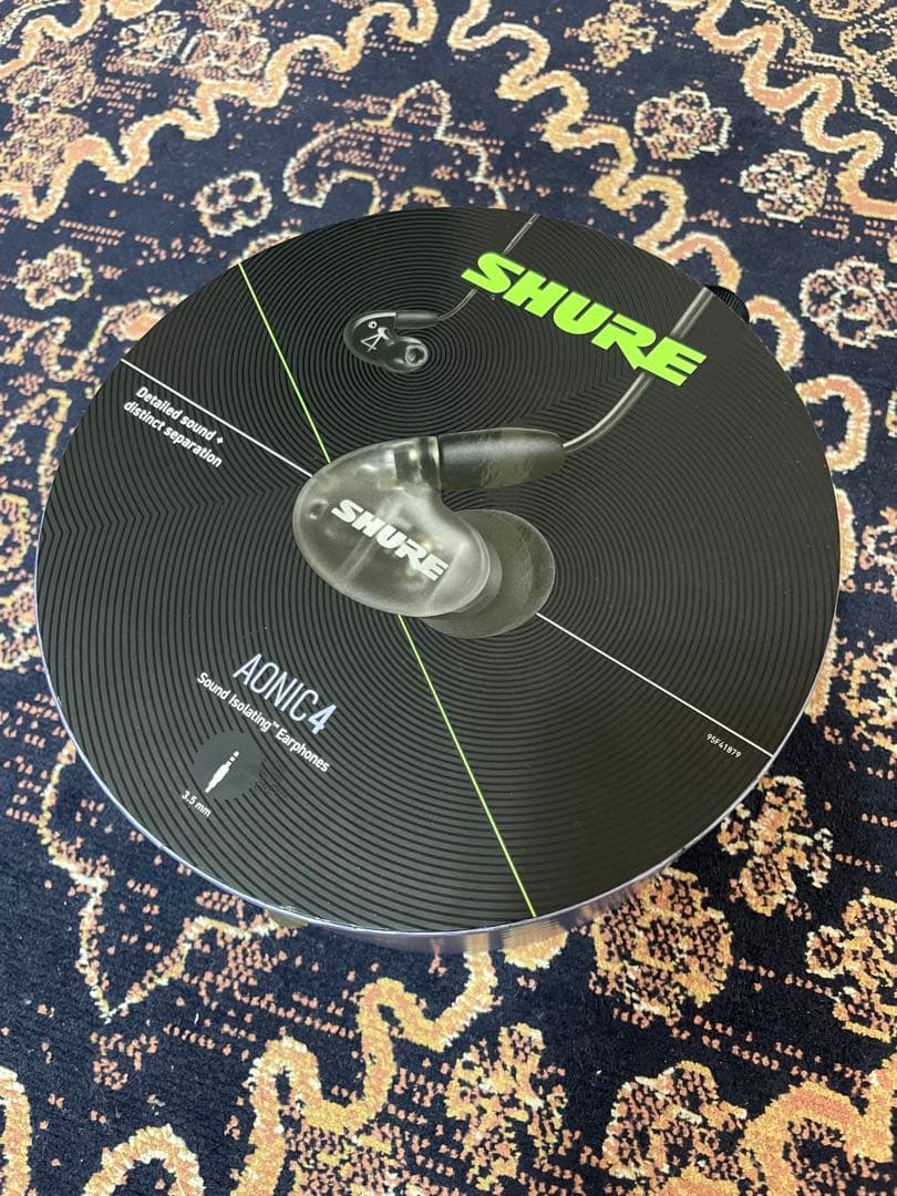 SHURE AONIC4 高遮音性 有線イヤフォン SE42HYBK+UNI-A