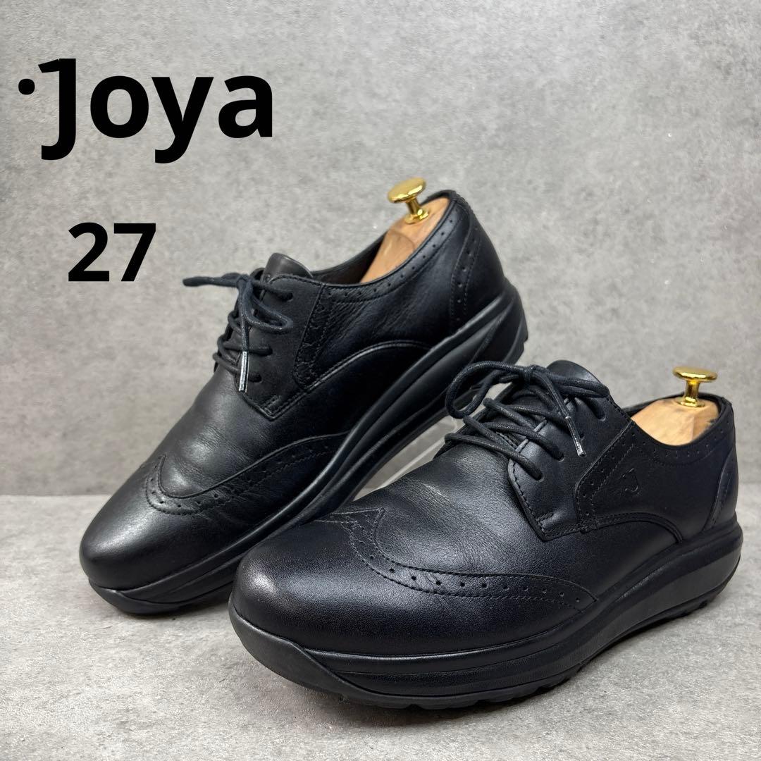 未使用級！Joya ジョーヤ　ウィングチップ コンフォート　厚底レザーシューズ