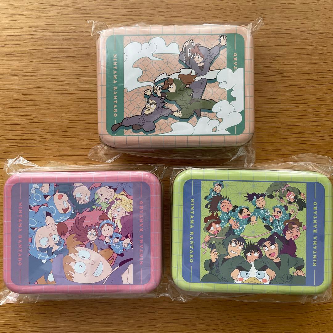 忍たま乱太郎　クッキー缶　３種　イオン限定