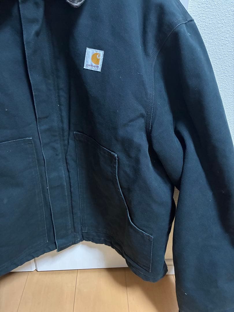 USA製　カーハート トラディショナルジャケット デトロイトジャケット　ブラック