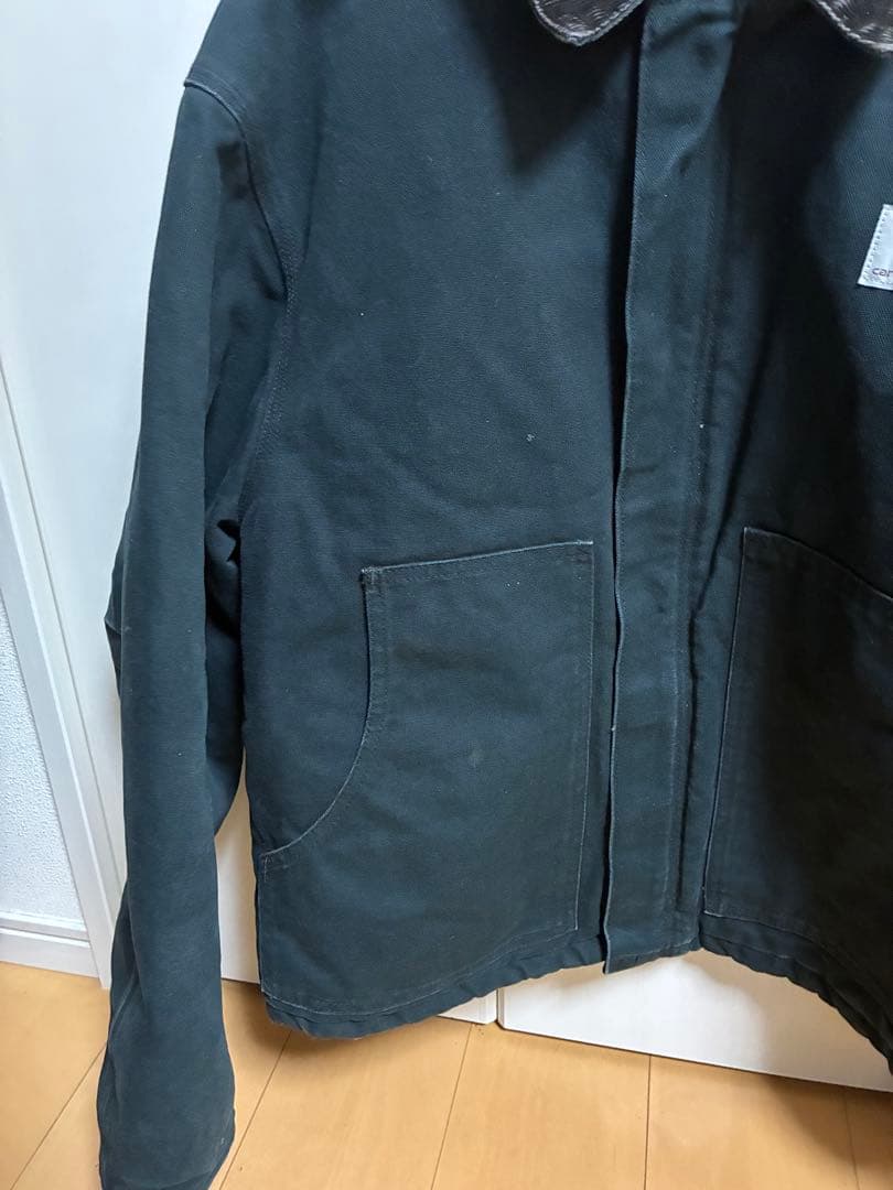 USA製　カーハート トラディショナルジャケット デトロイトジャケット　ブラック