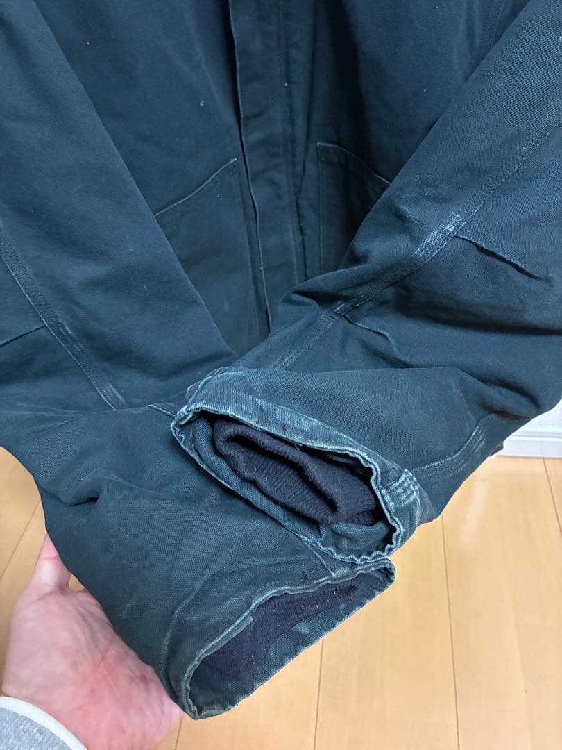 USA製　カーハート トラディショナルジャケット デトロイトジャケット　ブラック