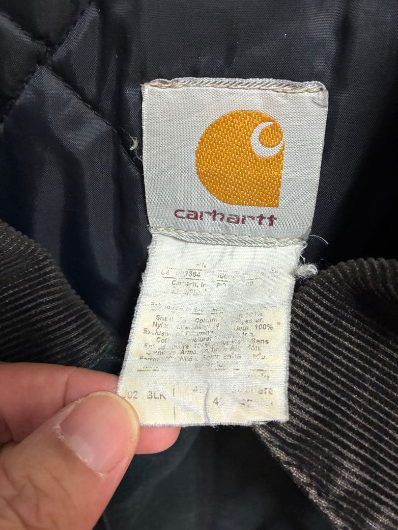 USA製　カーハート トラディショナルジャケット デトロイトジャケット　ブラック