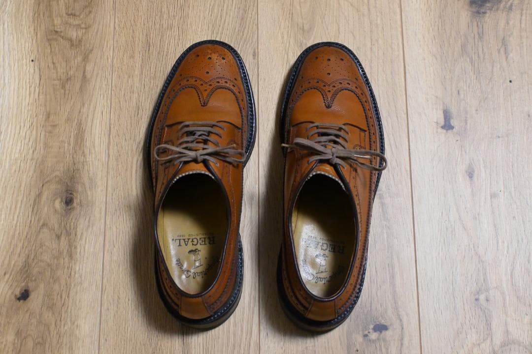 リーガル　インペリアルグレード　ウイングチップ（シューキーパー付き）