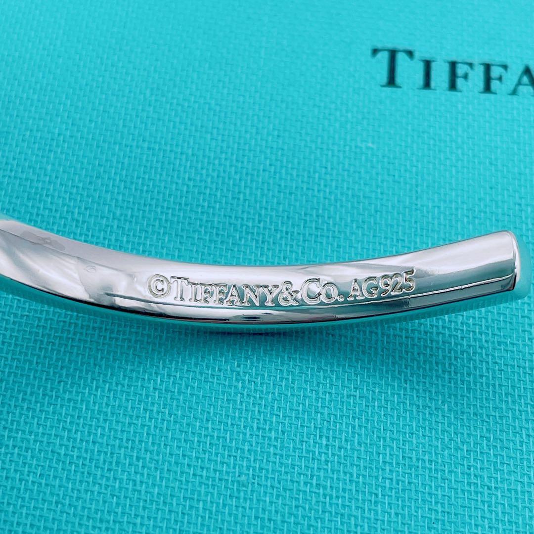 Tiffany & Co. バングル　ブレスレット　カフ　ナロー　シルバー925