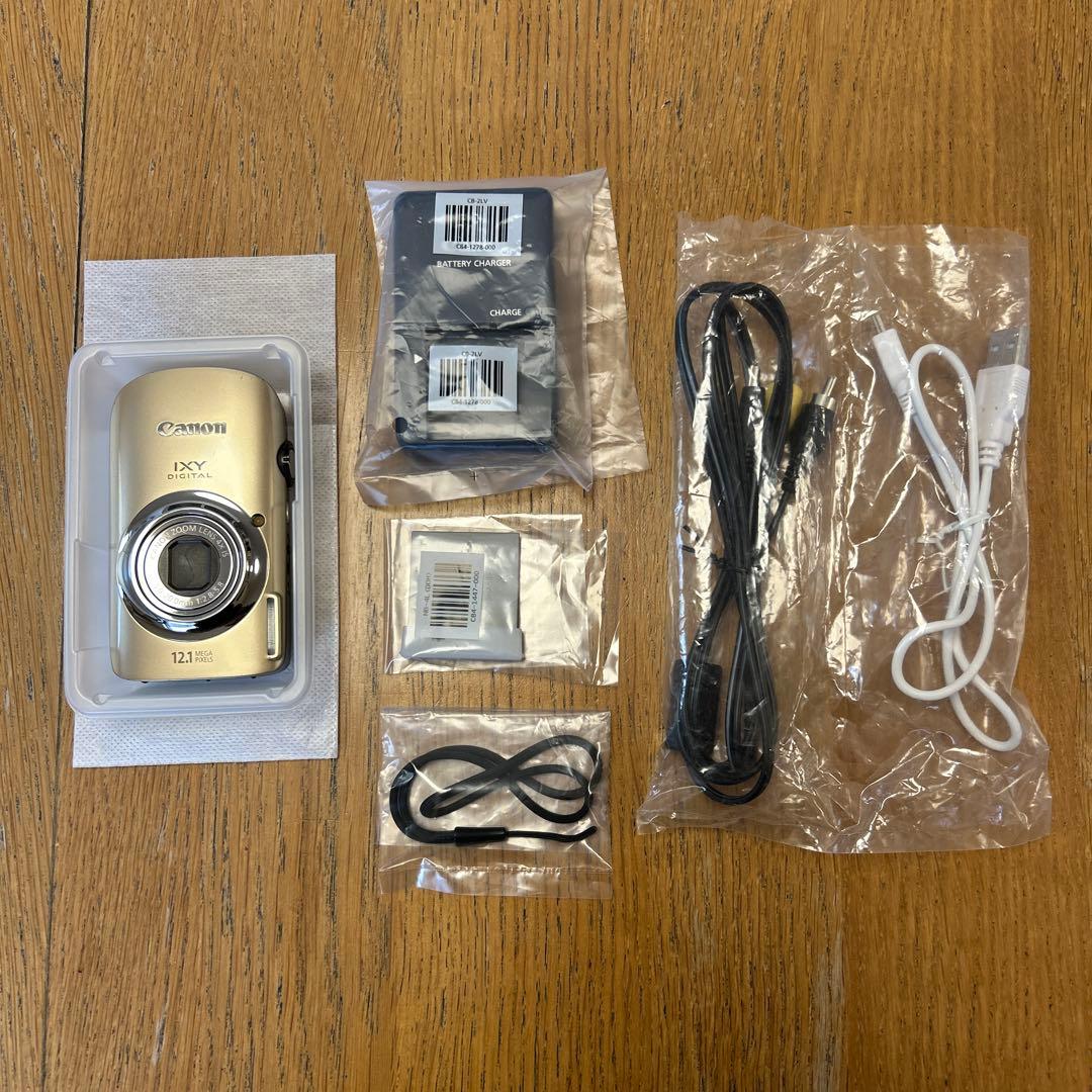 【ゴールド・箱説付】Canon IXY DIGITAL 510 IS デジカメ