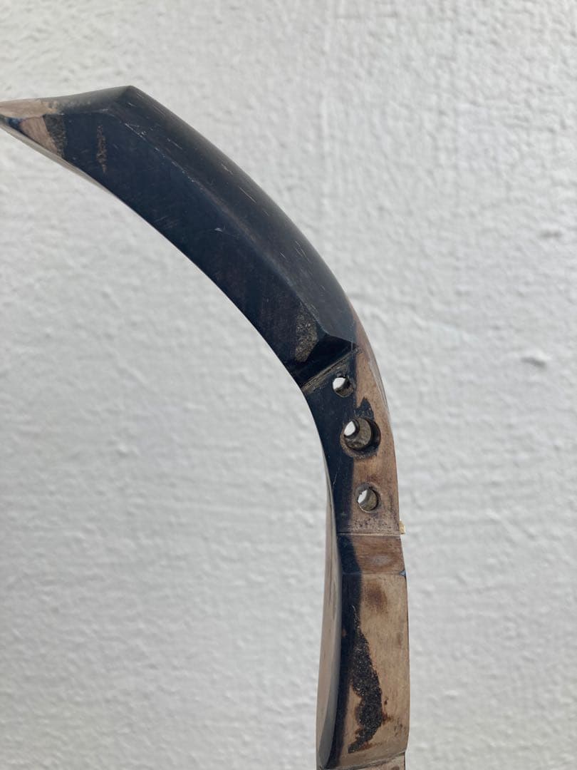 沖縄 三線 真壁 八重山 黒木 1960年作？ 本皮一枚張り エレキ