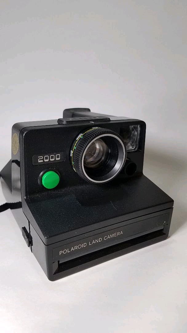 [レアカメラ]ポラロイド2000 ボックスタイプ箱・アクセサリ付き