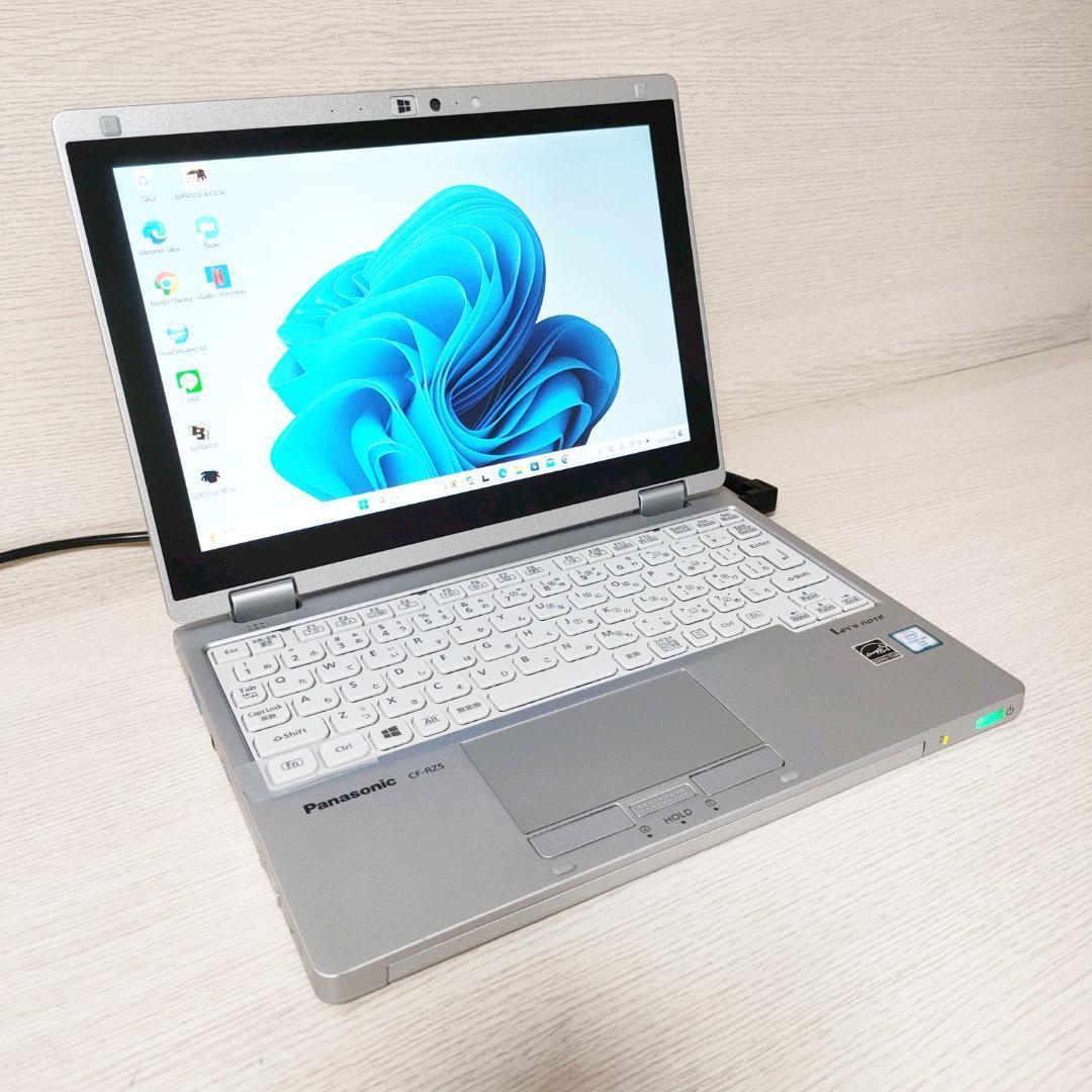 【美品爆速8GBSSD512】✅レッツノート使用少タッチノートパソコンRZ5