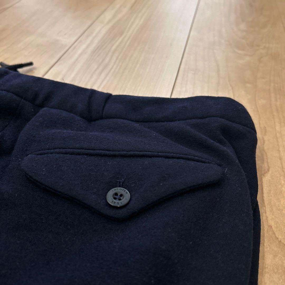 【美品】INCOTEX インコテックス ウールコットンスラックス XLサイズ