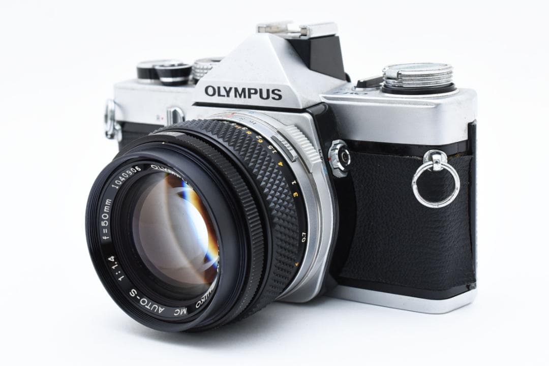 フィルムカメラ Olympus OM-1 Silver + F Zuiko 50mm F1.4