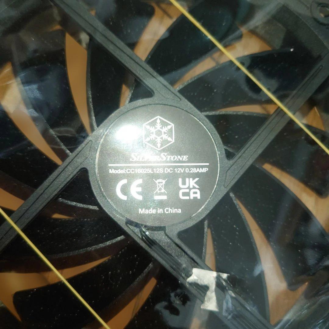 [ジャンク][期間限定]SilverStone160mm ラウンドファン　20台