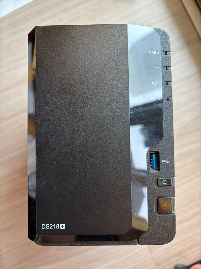 外付けハードディスク・ドライブ DS218+ NAS 16TB (2 x 8TB)