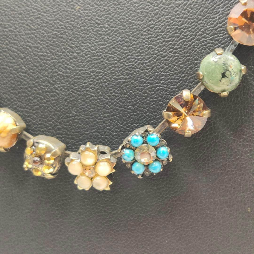 【美品】アマーロ AMARO ネックレス+ブレスレットセット 天然石 ターコイズ