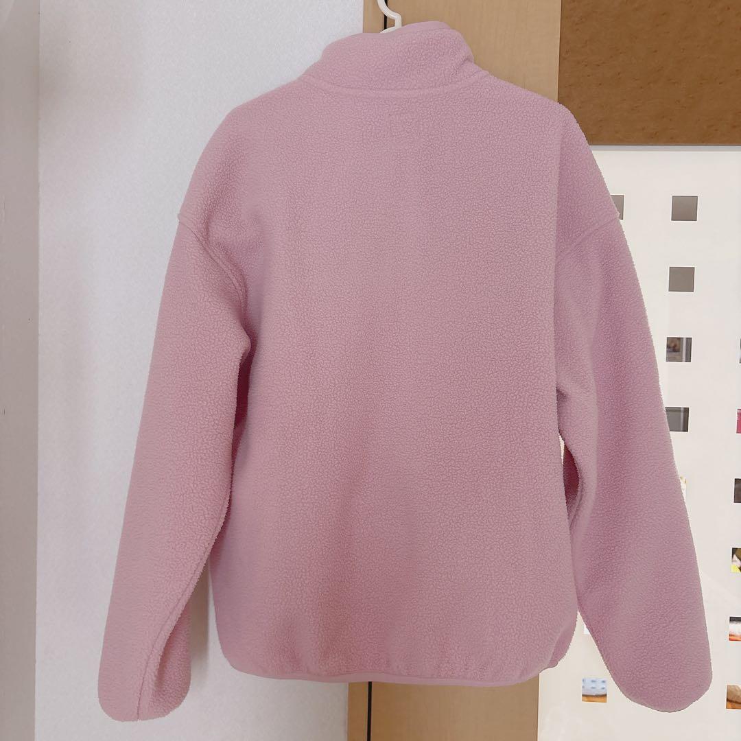 GAP ボア オーバーサイズ ハーフジップ GAPロゴプルオーバー