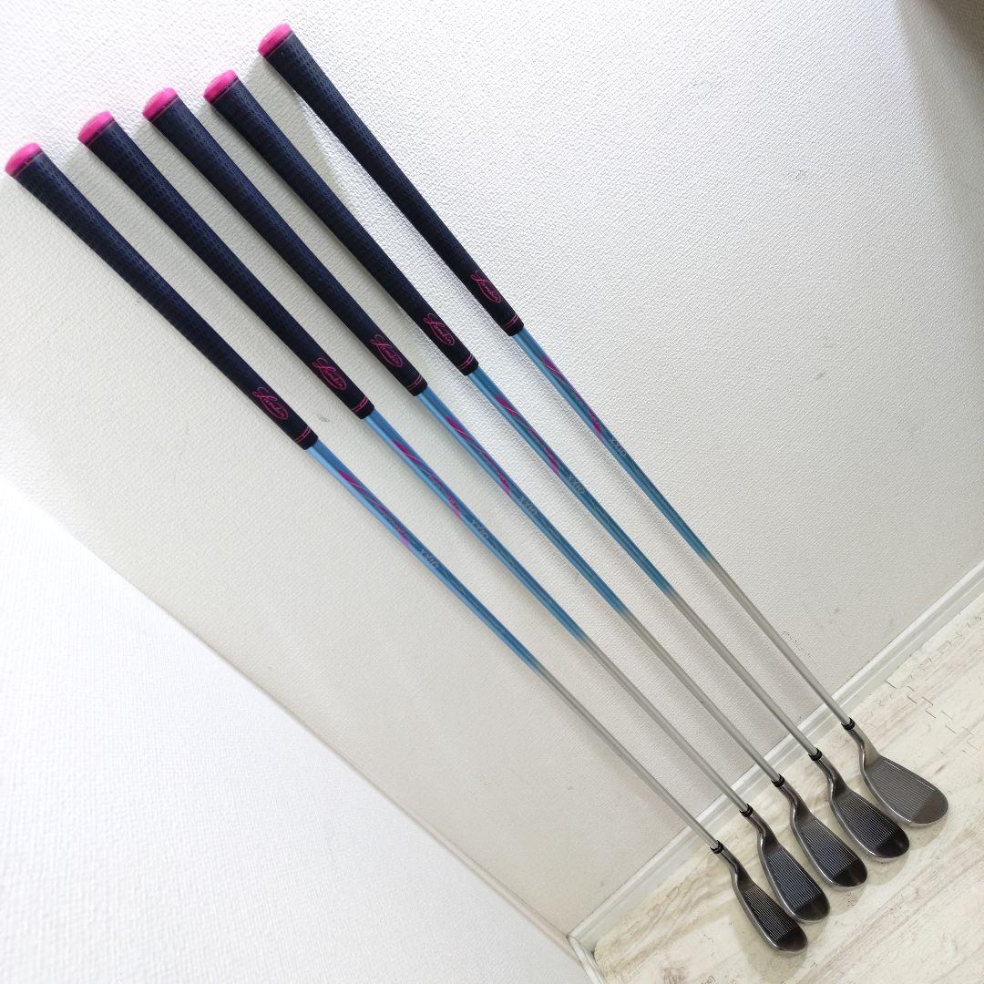 【月末特価・希少カラー】ゼクシオ MP600 レディース　アイアン　5本セット