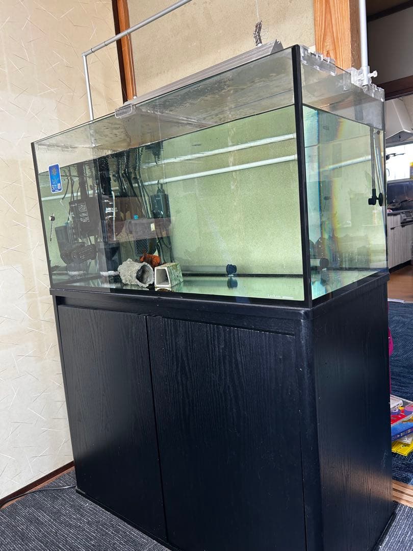 コトブキ　レグラスフラット　Ｆ−９００Ｌ　ブラックシリコン仕様　水槽台　セット