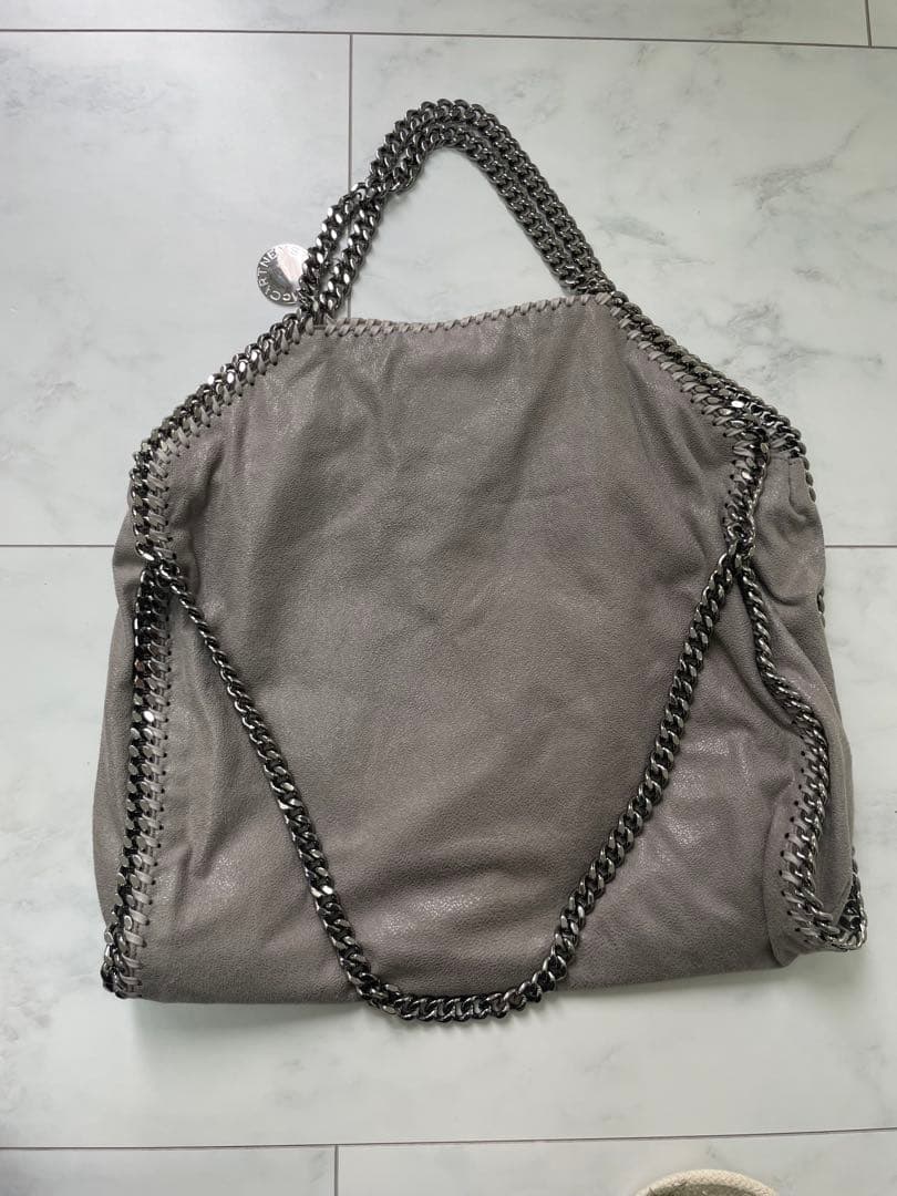 Stella McCartney スエードトートバッグ グレー