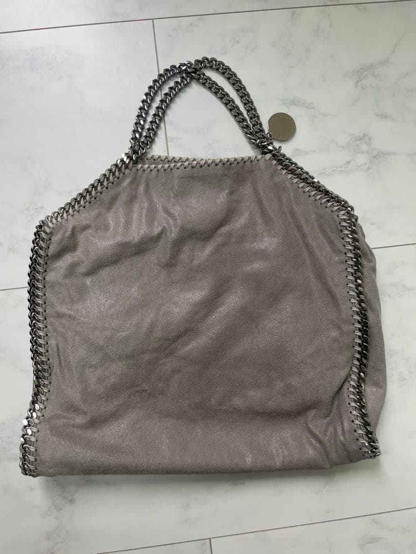 Stella McCartney スエードトートバッグ グレー