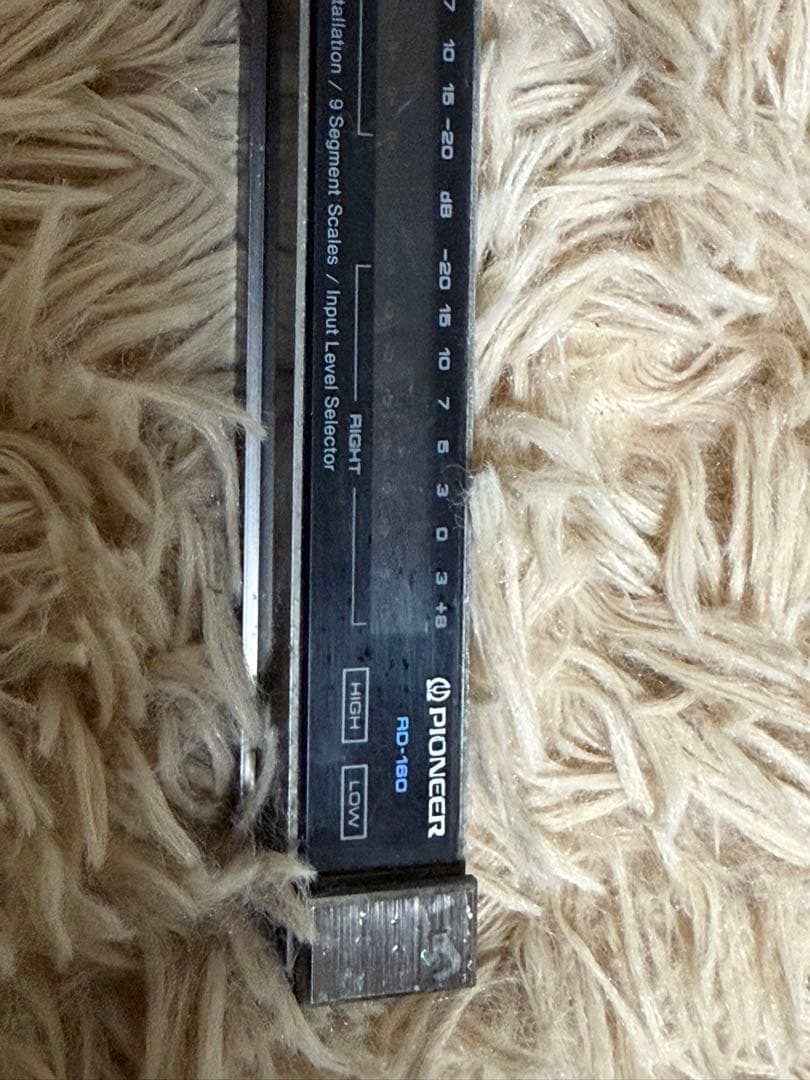 ⭐︎パイオニア⭐︎旧車⭐︎当時物⭐︎パワーレベル⭐︎ＲＤ-１６０⭐︎