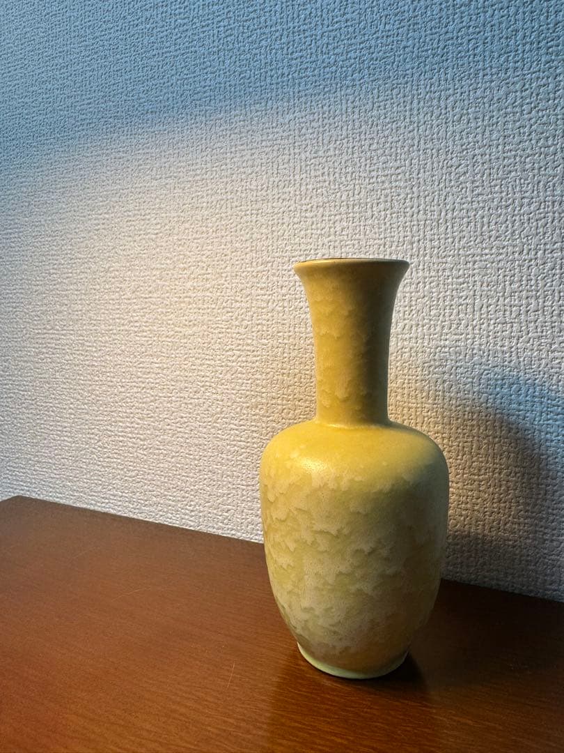 fatlava Fohr社　花器　黄色　花瓶　fat lava