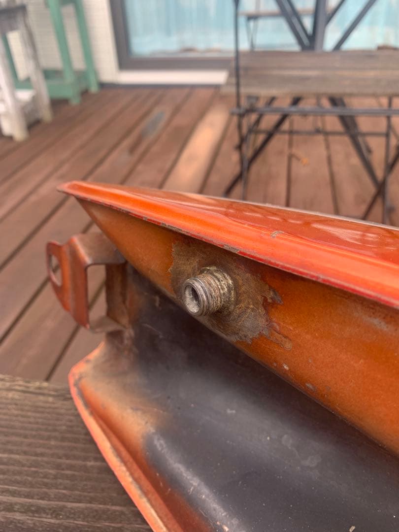 ★希少★SUZUKI バイクタンク オレンジ色　ハスラー　TS90