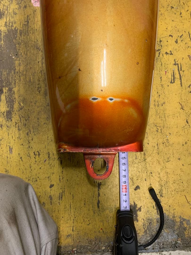 ★希少★SUZUKI バイクタンク オレンジ色　ハスラー　TS90