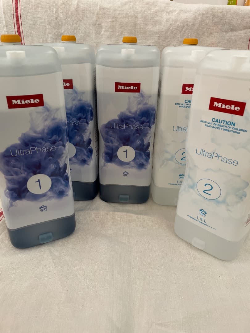 新品未使用 ミーレ 洗濯洗剤ウルトラフェーズ1&2 計5本セット