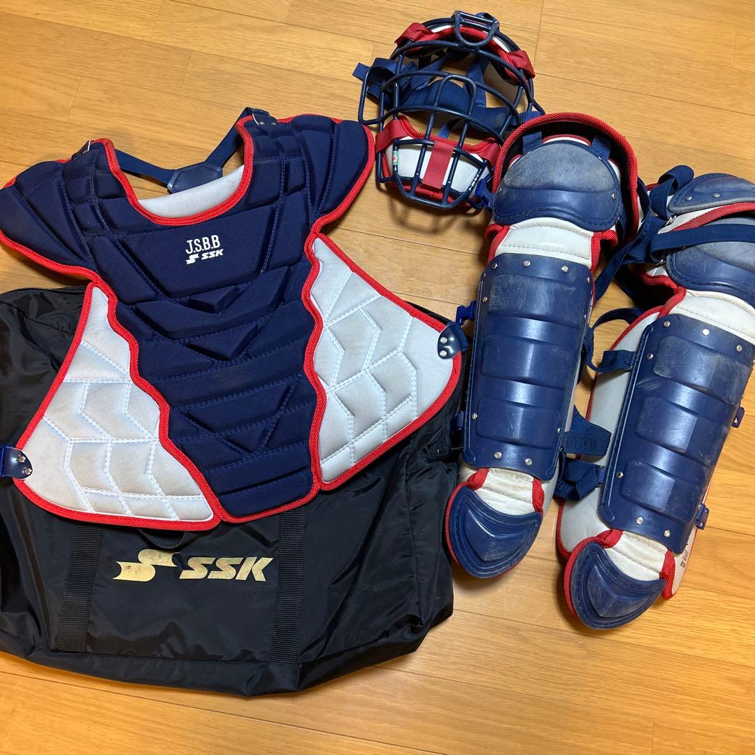 SSK 一般軟式用キャッチャー防具セット
