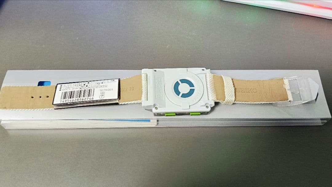 セイコー フリークエンシー腕時計 ホワイトクリアglobeグローブ小室哲哉