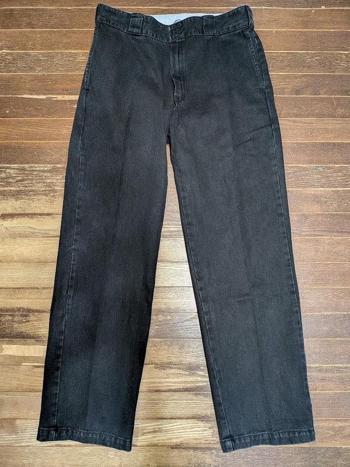 ★美品Dickies874デニムワークパンツ黒W34チビタグLeeフリスコBEN
