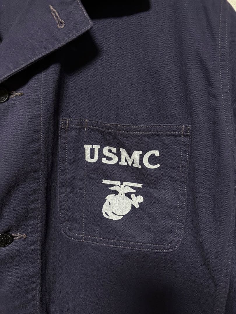PHERROW'S ミリタリー海兵隊(USMC)ヘリンボーンカバーオール
