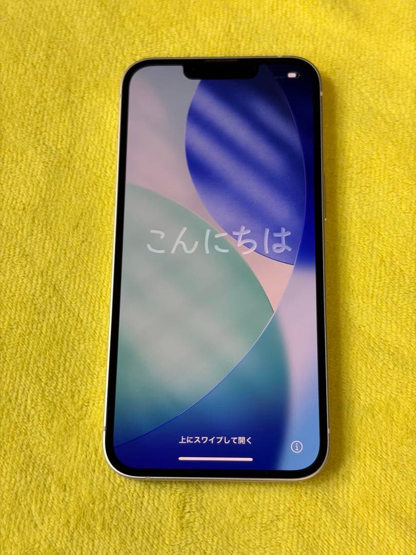 Apple iPhone 13 ホワイト 本体　バッテリー新品